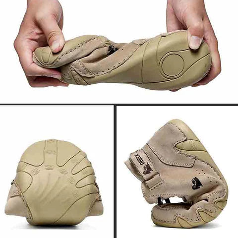 ⏰Promotion - 60% OFF🔥Barefoot Shoes Italian - Suede Velcro High Boots