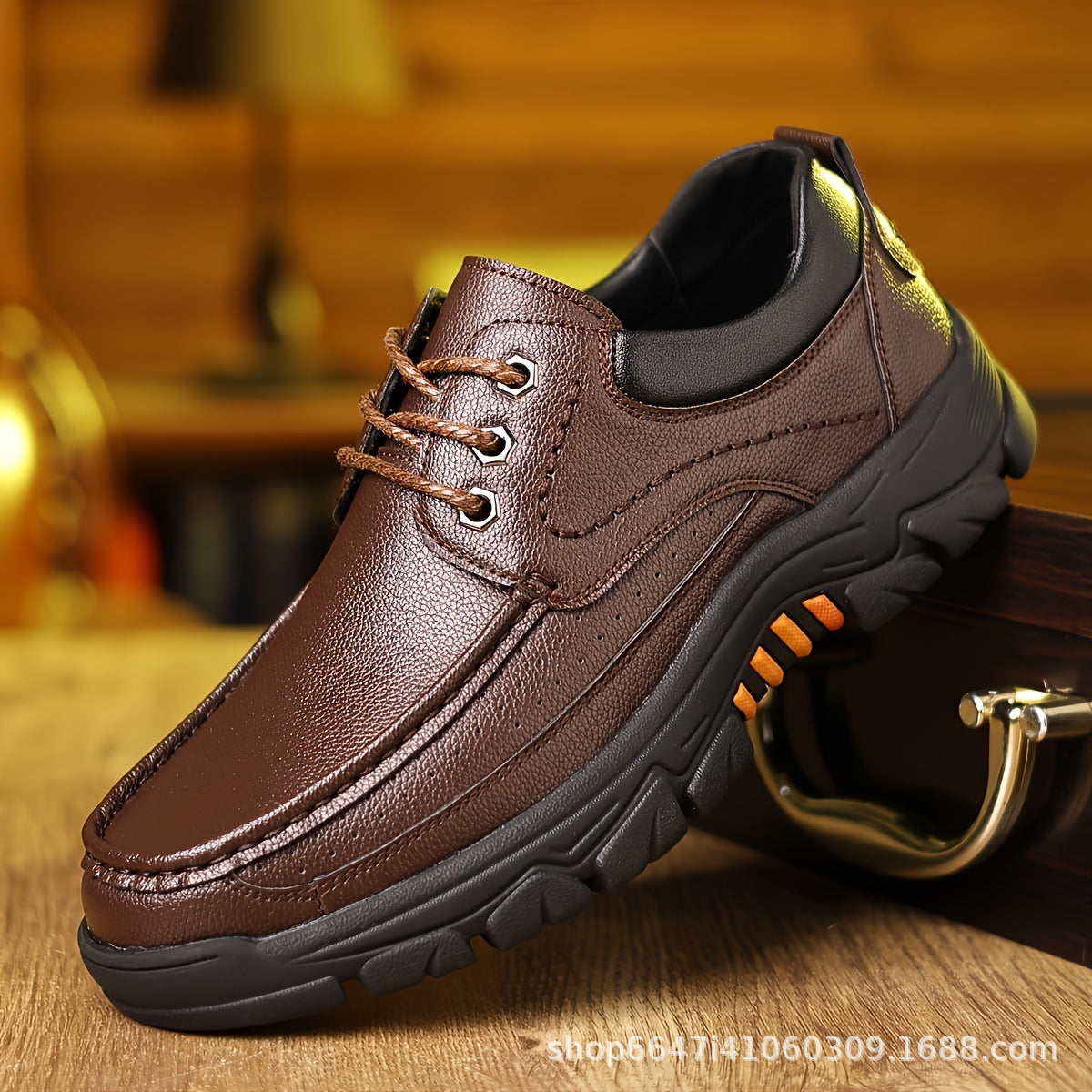 ⏰Promotion 70% OFF - 2024 Upgrade Men's Orthopedic Comfortable Casual Genuine Leather Slip On Loafers (Lace-up)