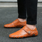 ⏰Last Day 50% OFF🔥 Men's Handmade Genuine Leather Slip-On Loafers