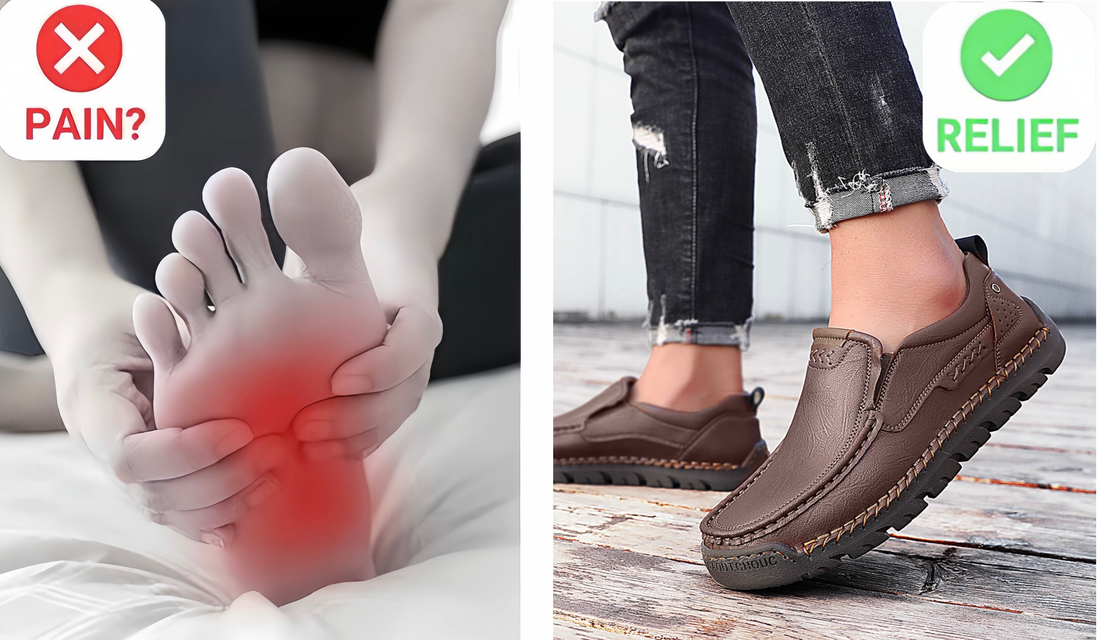 ⏰Last Day! 60% OFF 🔥Men's Handcrafted Cowhide Orthopedic Loafers