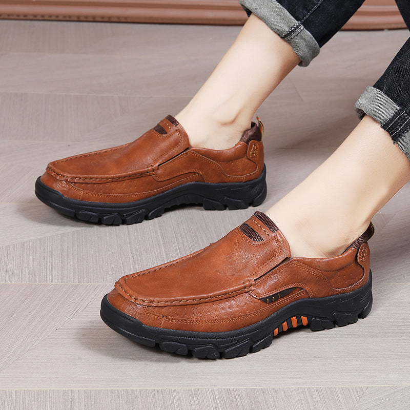 ⏰Promotion 70% OFF - 2025 Upgrade Men's Orthopedic Comfortable Casual Genuine Leather Slip On Loafers