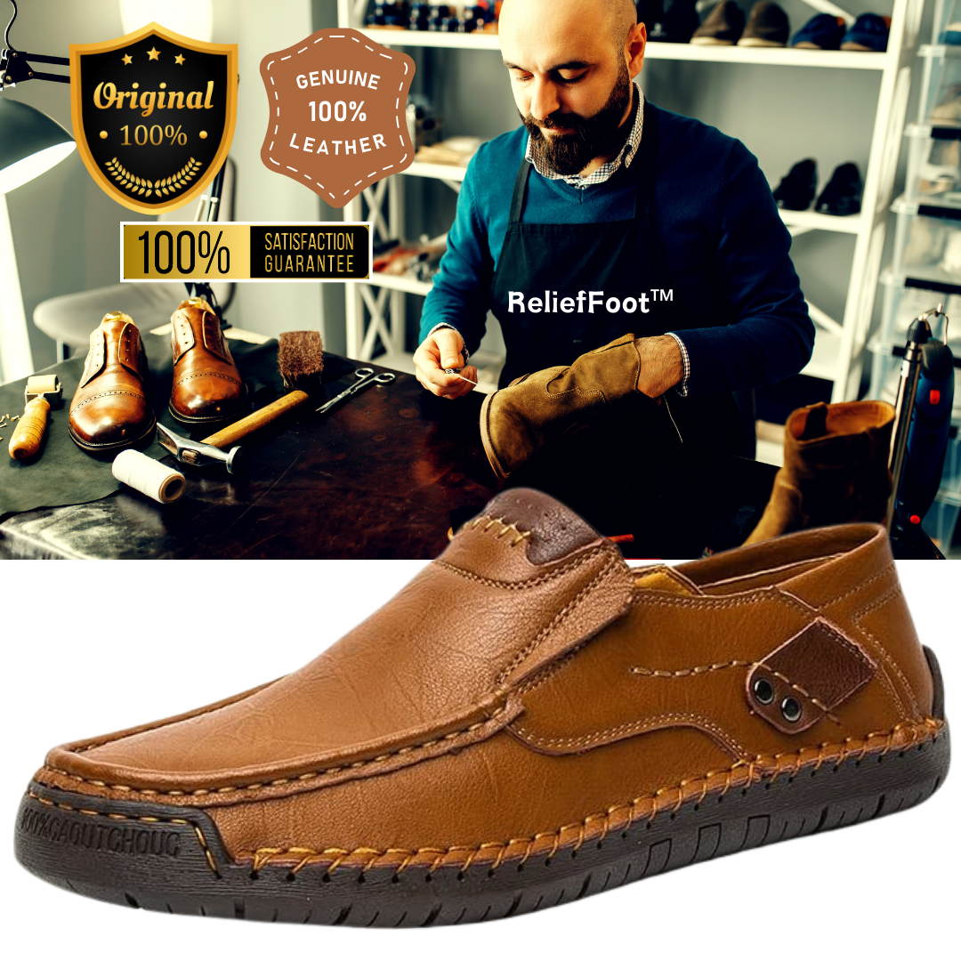 Merrfeet®⏰Last Day 50% OFF🔥 Men's Handmade Genuine Leather Slip-On Loafers by ⏰Promotion - 50% OFF🔥