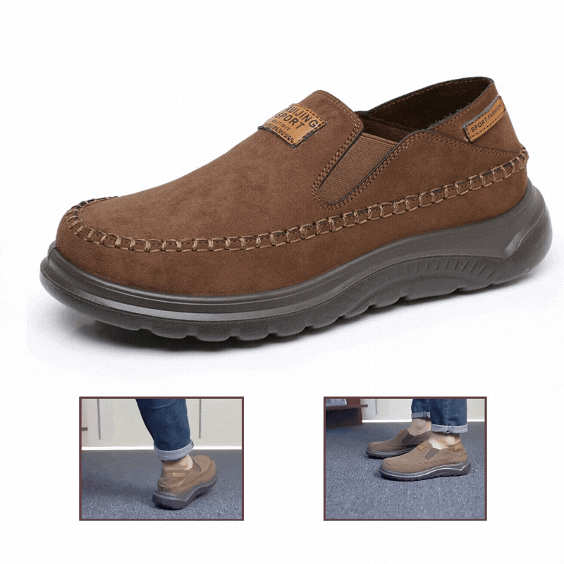 Spring New Casual Breathable Suede Leather Walking Shoes-Limited 50% Off