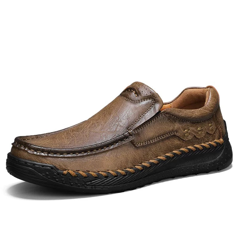 ⏰🔥Last Day! 70% OFF⏰ideacloth®Men’s Cowhide Slip-On Loafers – Handcrafted with Arch Support