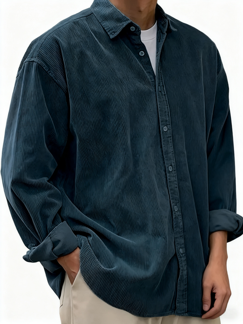 100% Premium Cashmere Men’s Shirt — Timeless Style