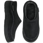 Men's Daily Non-Slip Warm Wide-Toe Plush Slippers
