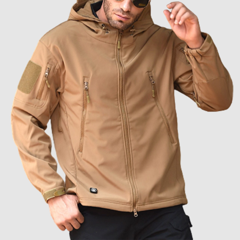 Men's outdoor assault jacket thickened hooded coat