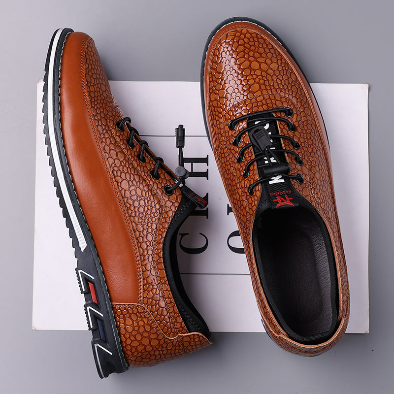 Men's Fashion Calfskin Leather Shoes