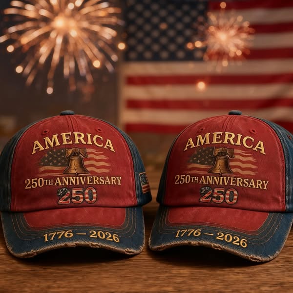 🔥LAST DAY BUY 2 GET 1 FREE🔥United States 250th Anniversary Red Cap