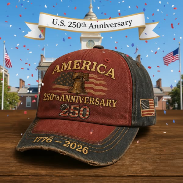 🔥LAST DAY BUY 2 GET 1 FREE🔥United States 250th Anniversary Red Cap