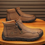 (⏰Last Day 70% OFF🔥)Men's Top-Quality Motorcycle Boots Hand-Stitched Genuine Leather Boots