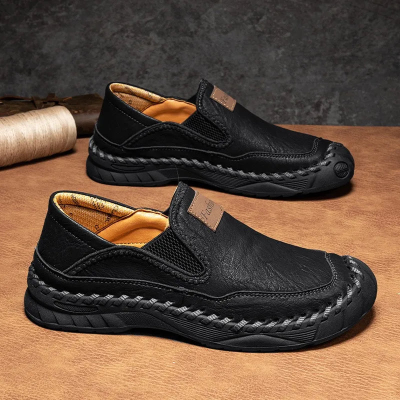 ⏰Last Day! 60% OFF 🔥ideacloth®Men's - Genuine Leather Orthopedic Outdoor Loafers