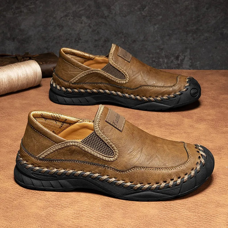 ⏰Last Day! 60% OFF 🔥ideacloth®Men's - Genuine Leather Orthopedic Outdoor Loafers