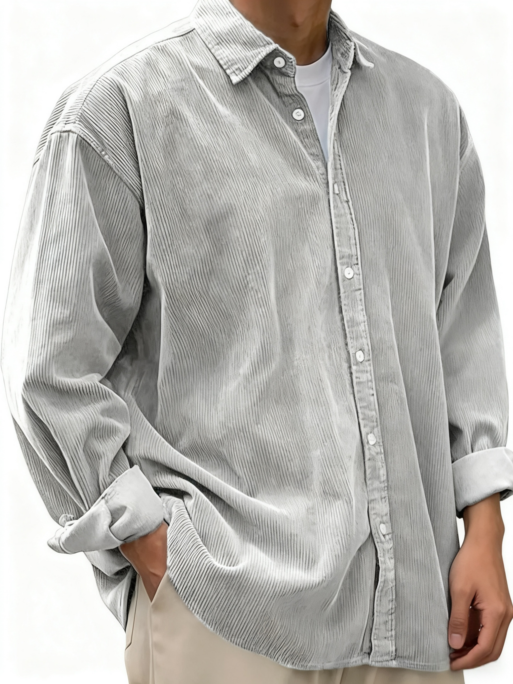 100% Premium Cashmere Men’s Shirt — Timeless Style