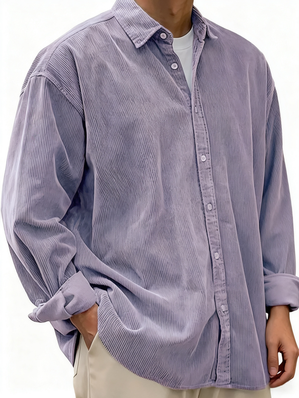 100% Premium Cashmere Men’s Shirt — Timeless Style