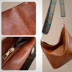 Chelsey's Vintage Charm | Leather Shoulder Bag