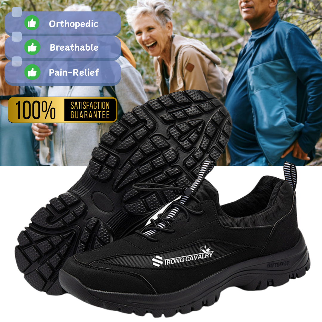 (👨‍⚕️Medical Certification®️) Men's Comfortable Orthopedic Shoes Waterproof Hiking Shoes Sneakers [Effect: Relieves Foot Pain]