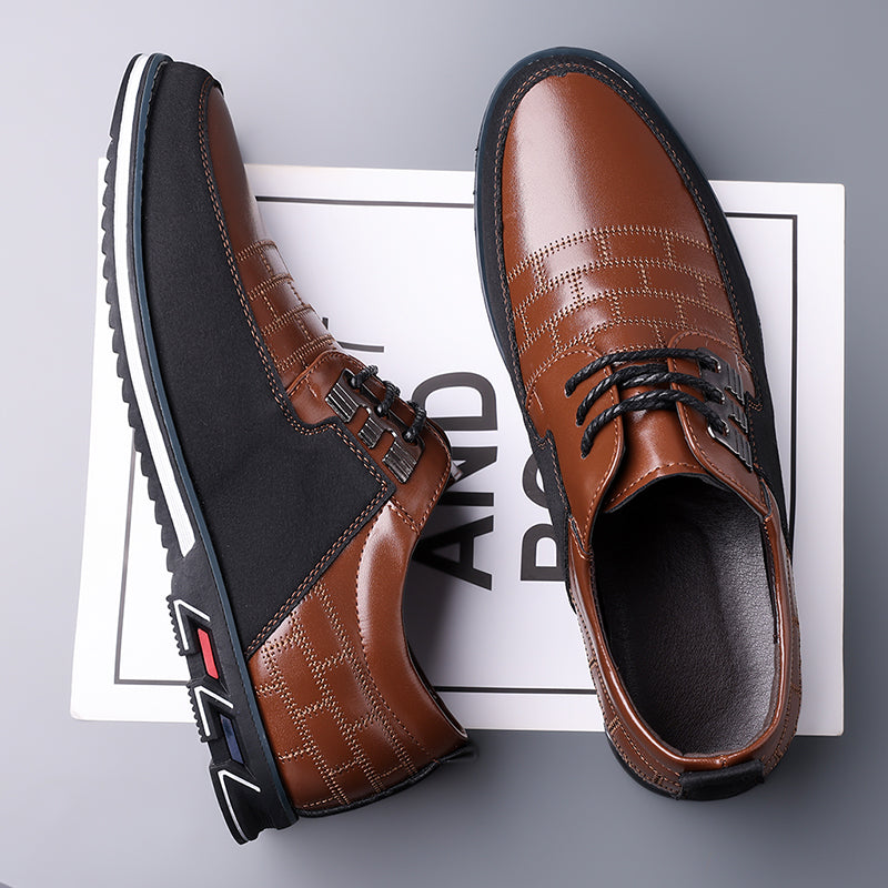 Men's Fashion Calfskin Leather Shoes