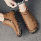 (⏰Last Day 70% OFF🔥)Men's Top-Quality Motorcycle Boots Hand-Stitched Genuine Leather Boots