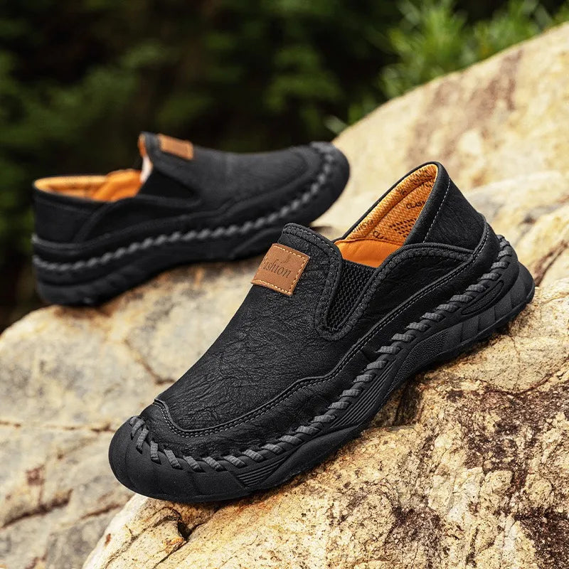 ⏰Last Day! 60% OFF 🔥ideacloth®Men's - Genuine Leather Orthopedic Outdoor Loafers