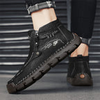 (⏰Last Day 70% OFF🔥)Men's Top-Quality Motorcycle Boots Hand-Stitched Genuine Leather Boots