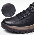 🔥70% OFF🔥 Men's Comfy Arch Support Waterproof Lightweight - Orthopedic Genuine Leather Shoes