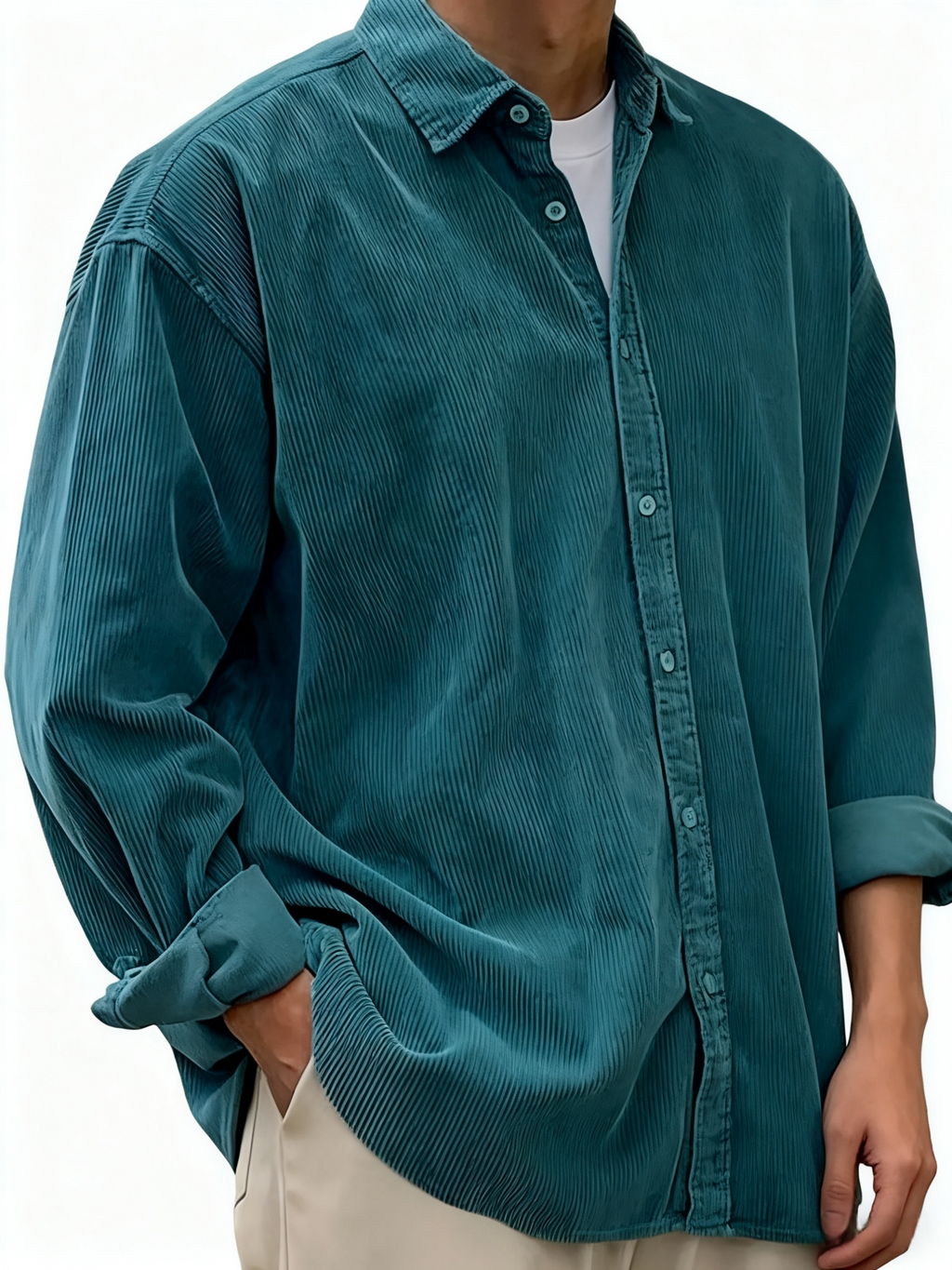 100% Premium Cashmere Men’s Shirt — Timeless Style