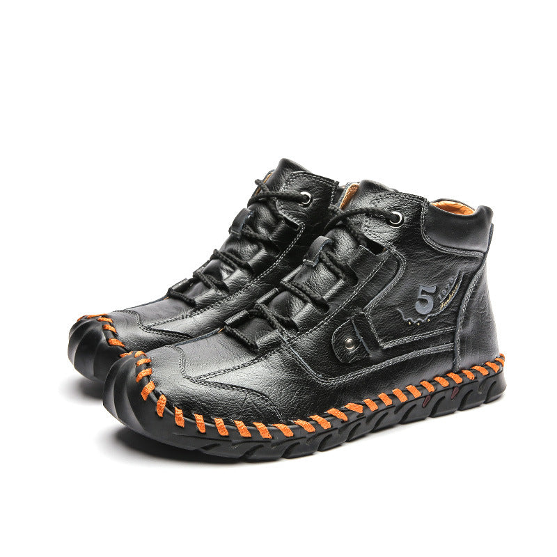 🔥LAST DAY 70% OFF🔥 Stitched Hand-Sewn Embossed Cowhide Medical Shoes