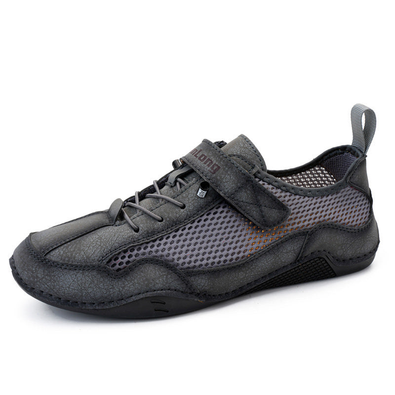 ⏰Promotion - 50% OFF🔥Men's Breathable Leather Orthopedic Shoes – Hand-Stitched, Non-Slip