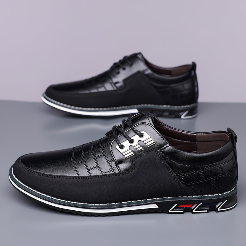 Men's Fashion Calfskin Leather Shoes