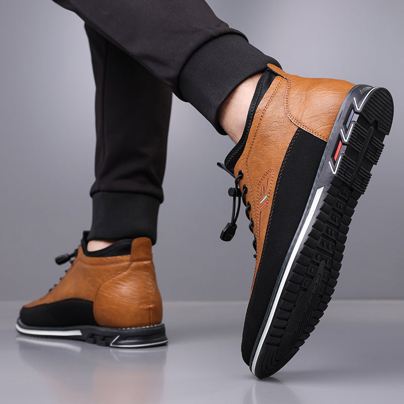 Men's Fashion Calfskin Leather Shoes