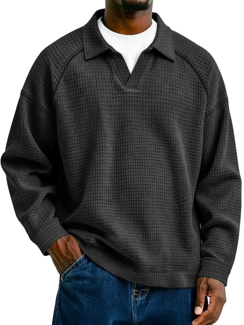 Men Can't Get Enough of This Cozy Polo Shirt