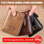 💰RFID Blocking Anti-Theft Wallet（Protection frequency range: 13.56 MHz ）