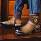 Men's Vintage Western Cowboy Martin Boots