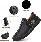 Side zipper Casual Fashion Non-slip Leather Boots