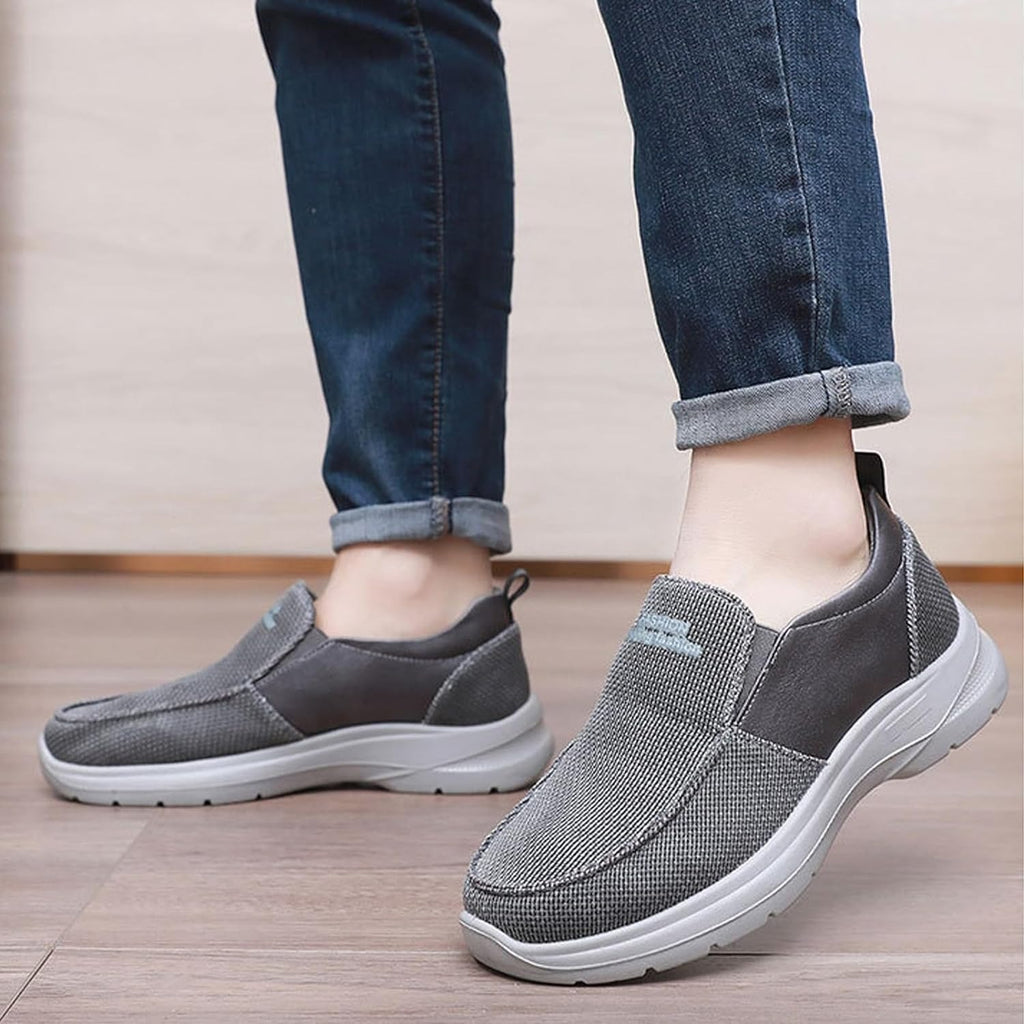 LAST DAY 60% OFF🔥Men's Arch Support Slip-On Loafers, EVA Boat Shoes,Orthopedic Walking Shoes