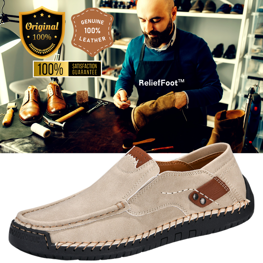 Merrfeet®⏰Last Day 50% OFF🔥 Men's Handmade Genuine Leather Slip-On Loafers by ⏰Promotion - 50% OFF🔥