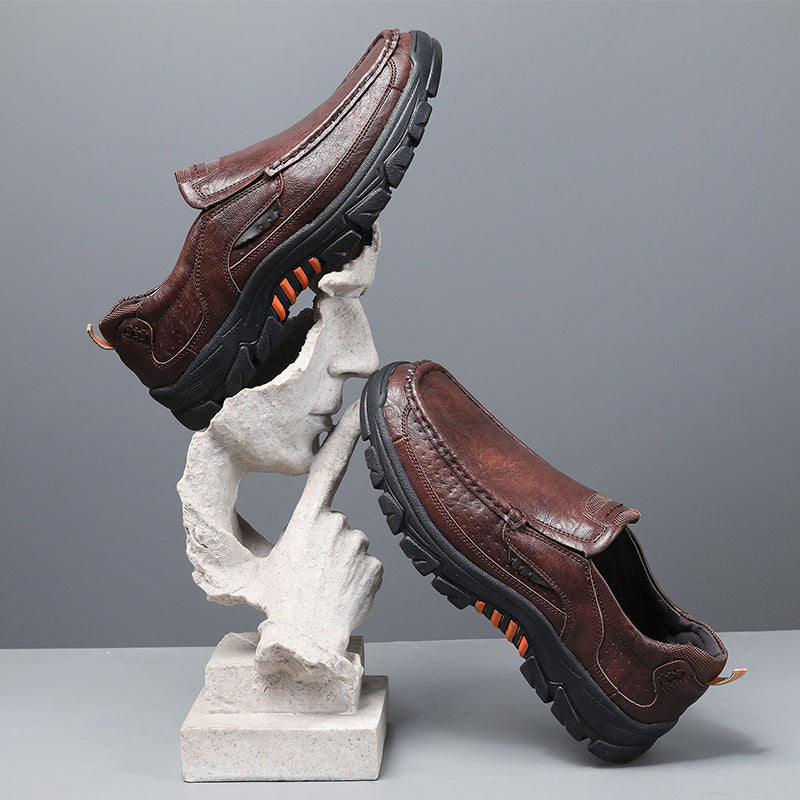 ⏰Promotion 70% OFF - 2025 Upgrade Men's Orthopedic Comfortable Casual Genuine Leather Slip On Loafers