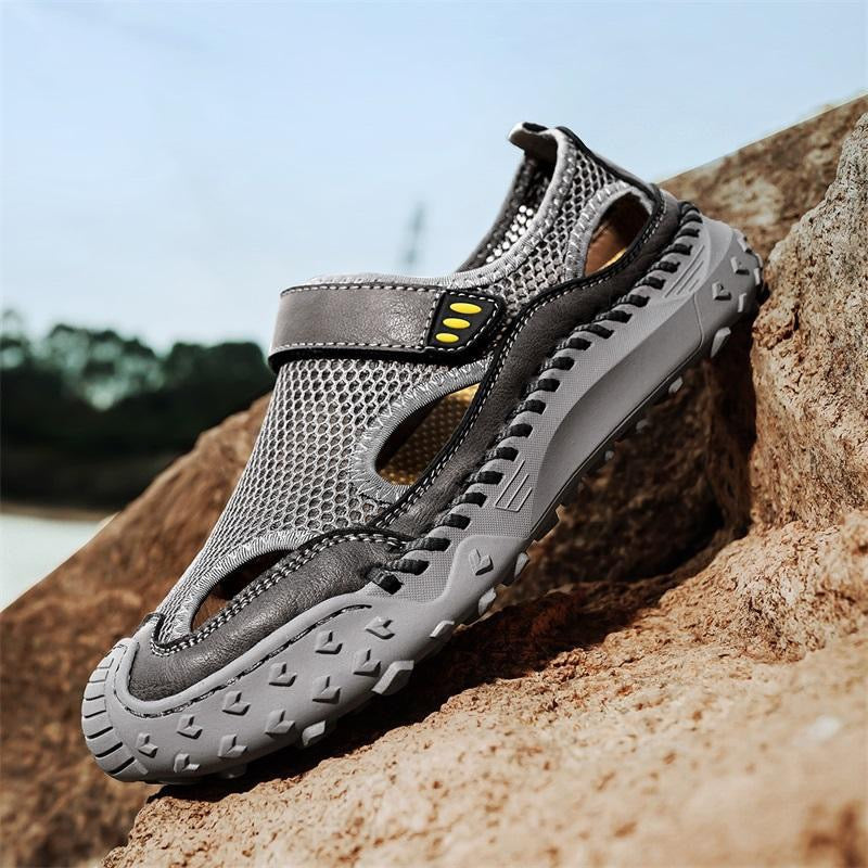 ⏰Last Day 60% OFF 🔥Men's - Cowhide Breathable Mesh Sandals