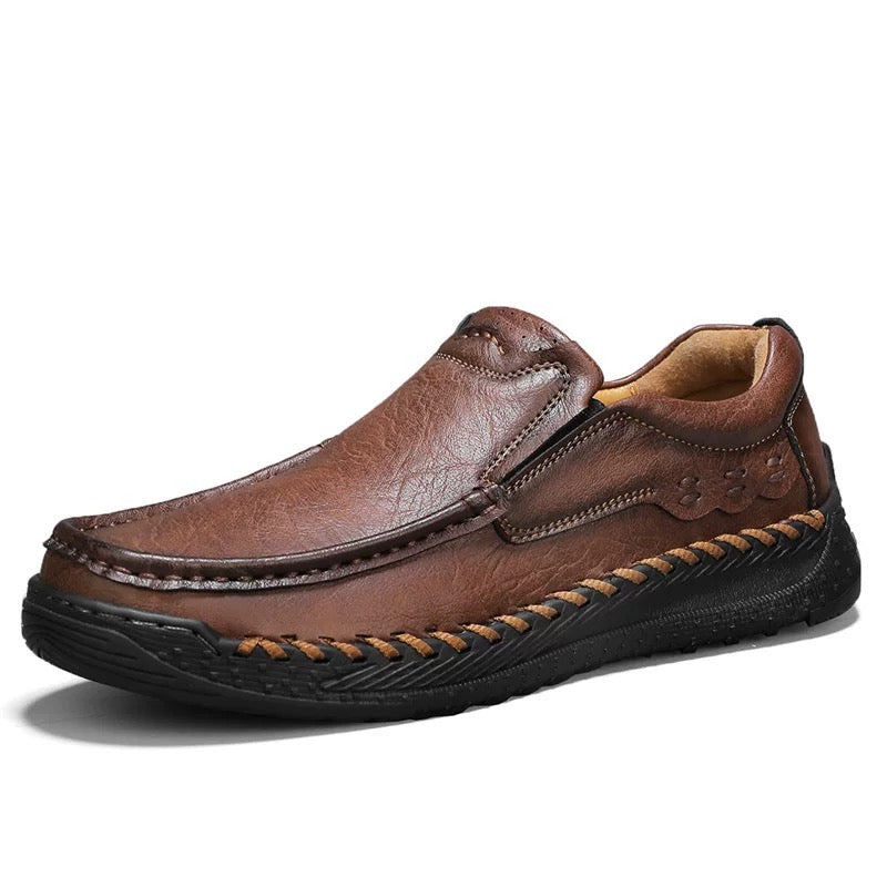 ⏰🔥Last Day! 70% OFF⏰ideacloth®Men’s Cowhide Slip-On Loafers – Handcrafted with Arch Support