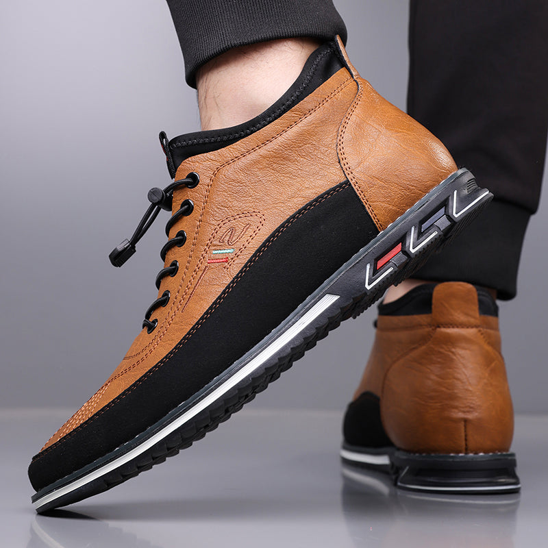 Men's Fashion Calfskin Leather Shoes