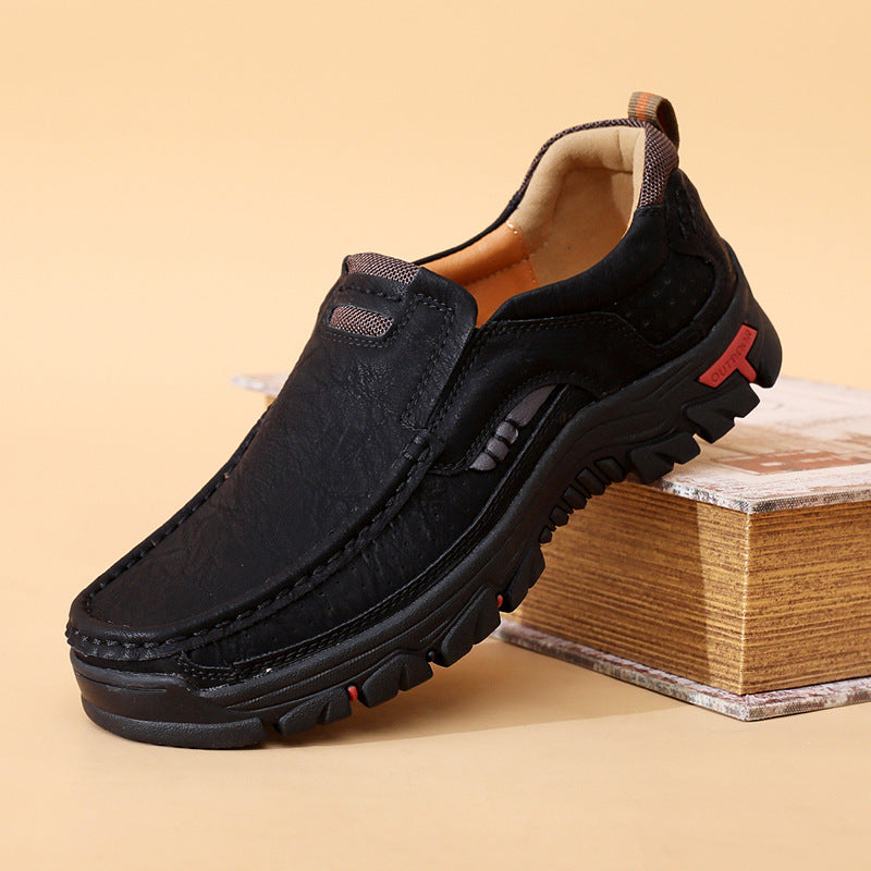 ⏰Promotion 70% OFF - 2025 Upgrade Men's Orthopedic Comfortable Casual Genuine Leather Slip On Loafers