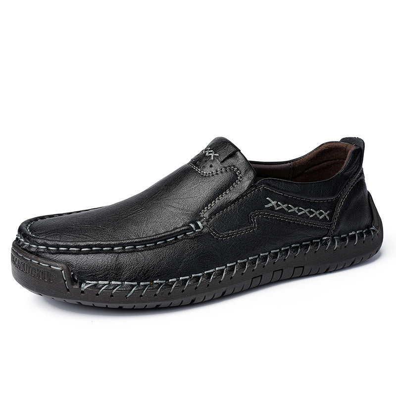⏰Christmas promotion - 50% OFF🔥 Men’s Premium Leather Loafers - Arch Support & Wide Fit Slip-On Shoes
