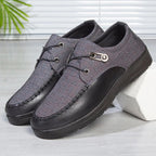 Men's Casual Canvas Shoes Waterproof Orthopedic Walking Shoes