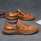 ⏰Last Day 60% OFF 🔥Men's - Cowhide Breathable Mesh Sandals