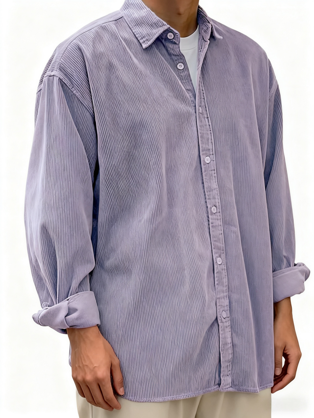 100% Premium Cashmere Men’s Shirt — Timeless Style