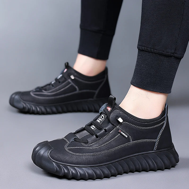 MerrfeetTM⏰Promotion - 70% OFF🔥Men's Handcrafted Genuine Leather Waterproof Anti-Slip Boots