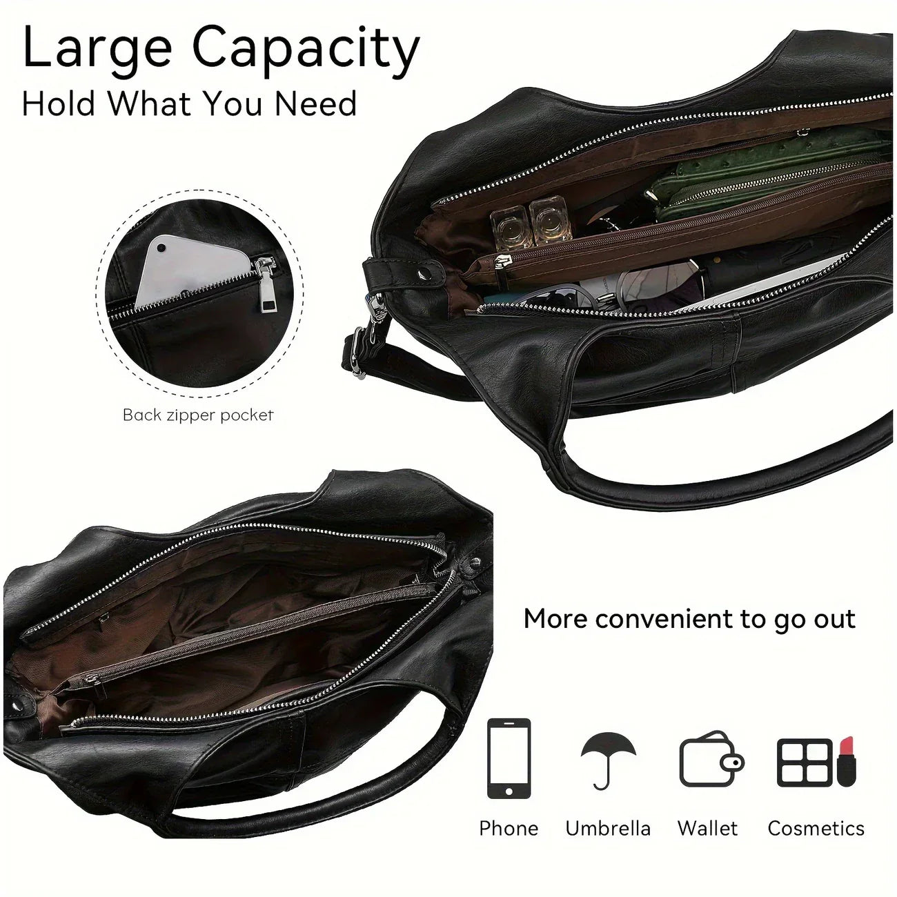 Elegant Genuine Leather Women's Crossbody Shoulder Bag