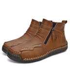 (🔥CLEARANCE SALE - 70% OFF)Men's Hand-sewn Cowhide Boots Comfortable Waterproof And Non-slip