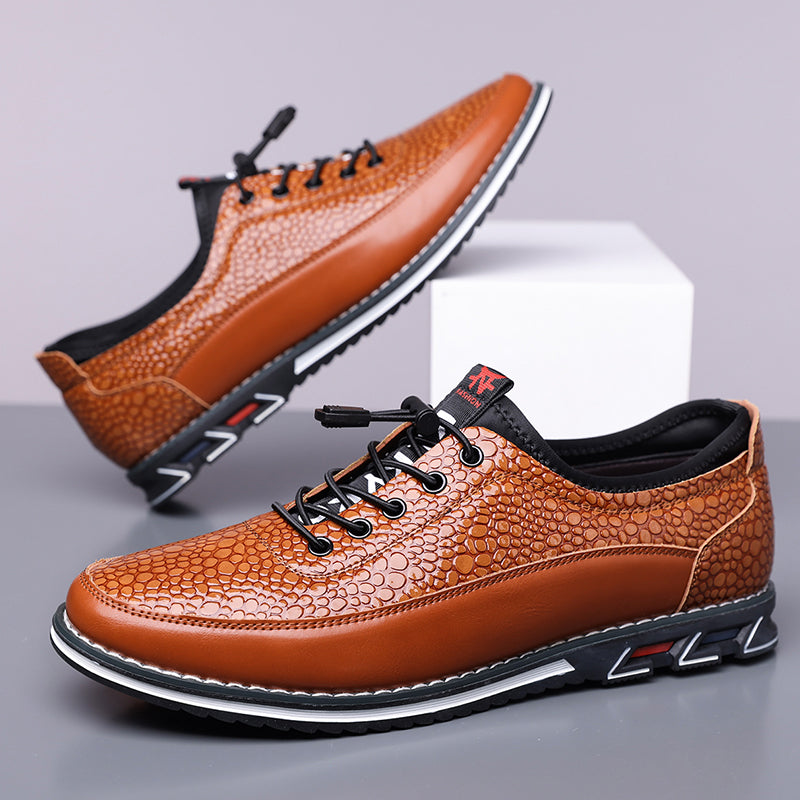 Men's Fashion Calfskin Leather Shoes